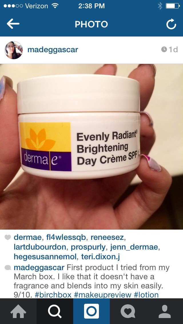 The Evenly Radiant Day Creme with SPF 15 is a 9/10