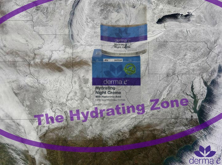 Best skincare products for cold weather? Try the Hydrating Line from derma e Natural Skincare