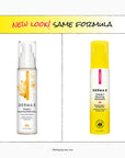 Two bottles of Derma E Vitamin C Renewing Moisturizer with a yellow banner above them.