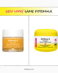 Two jars of Derma E Vitamin C Intense Night Cream with a yellow label on a white background.