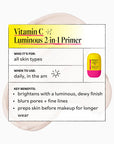 Vitamin C Luminous 2-in-1 Primer
