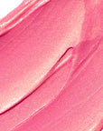 Close-up of pink makeup swatch with gradient effect