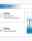Derma E cleanser with product description on a white background