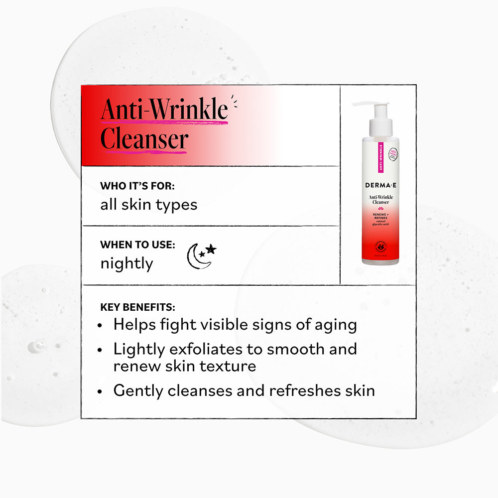 DERMA E | Anti-Wrinkle Cleanser