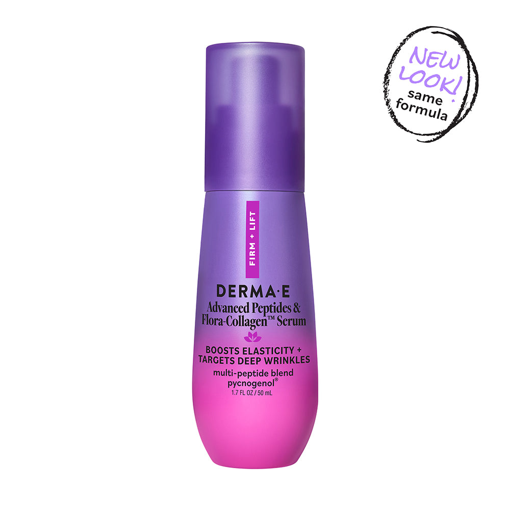 DERMA E | Advanced Peptides and Flora-Collagen™ Serum
