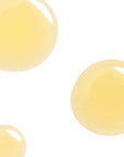 Yellow beads on a white background