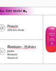 Derma E Daily Sun Serum SPF 30 with product details on a white background