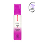 Derma-E Overnight Peel bottle with pink top and white body on a white background