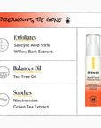 Derma-E skincare serum with ingredients listed on a white background