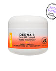 Derma-E Acne Oil-Control Matte Moisturizer jar with gradient label on a white background