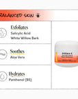 Derma E Acne Oil Control Moisturizer jar with labeled benefits on a white background
