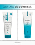 Two tubes of Derma E Itch Relief Lotion with a 'New Look! Same Formula' label.