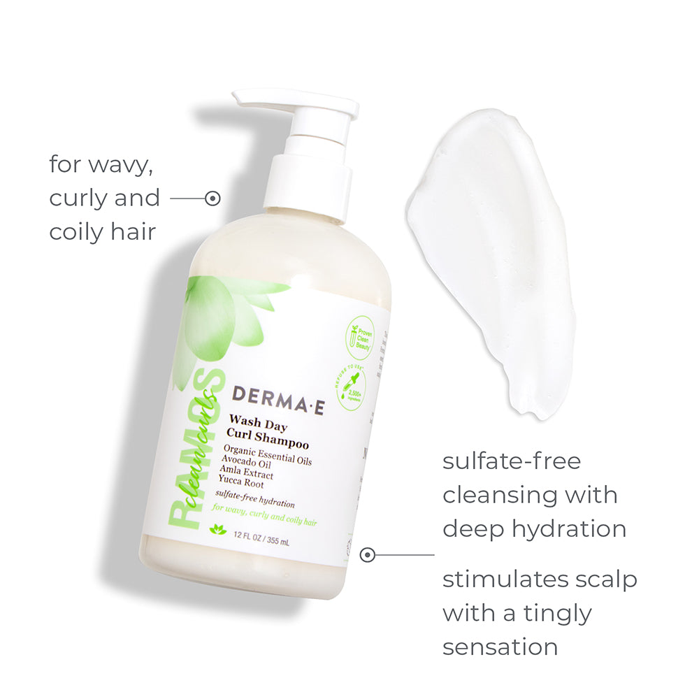 DERMA E | Wash Day Curl Shampoo