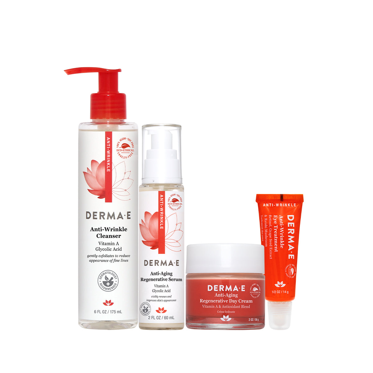 Anti-Wrinkle Skincare Set – DERMA E