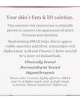 Firming DMAE Moisturizer Carton Back Panel