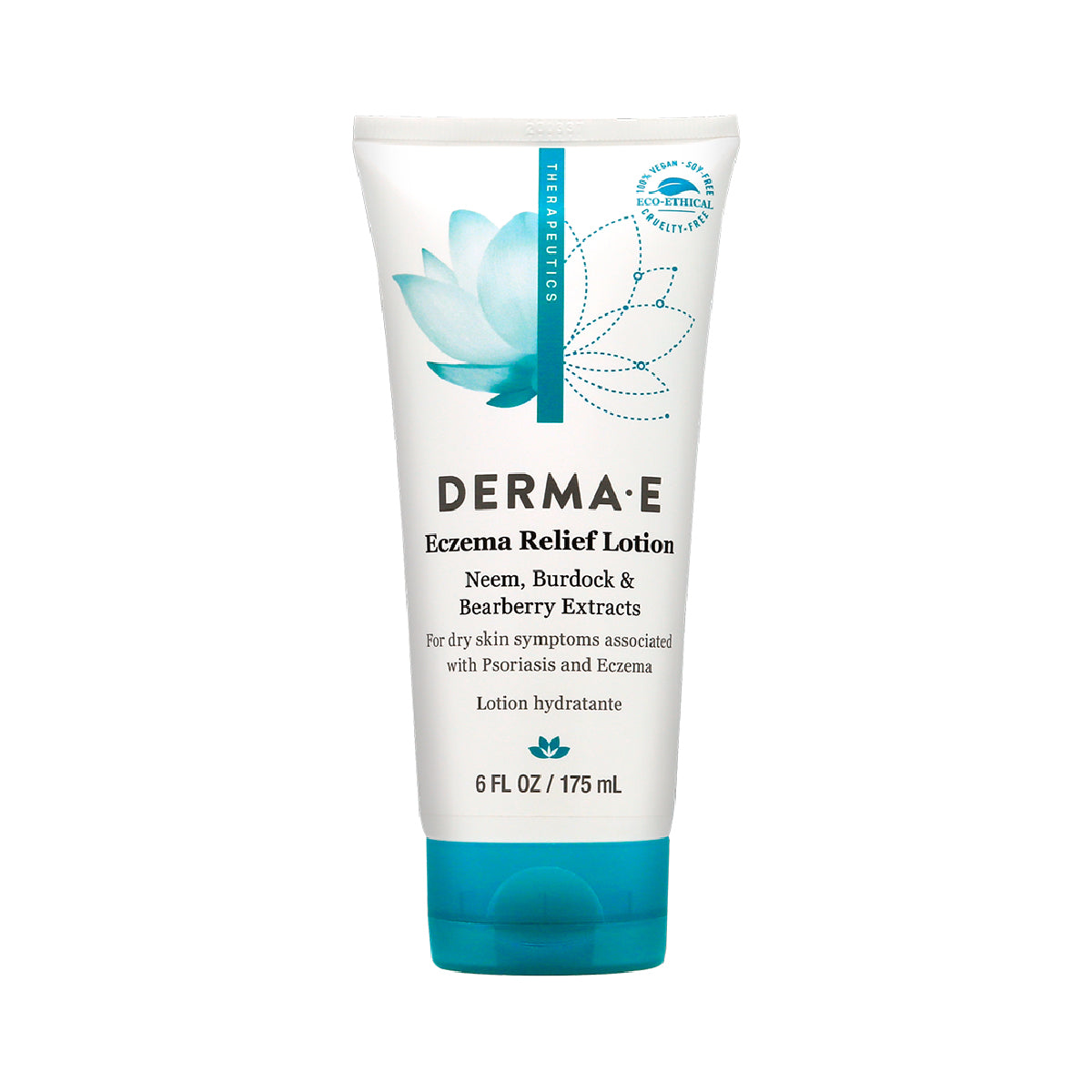 Eczema Relief Lotion bottle - hypoallergenic and steroid-free lotion for soothing dry skin.
