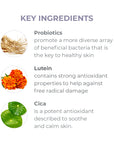 Key Ingredients: Probiotics, Lutein, and Cica