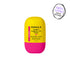Derma-E Vitamin C Luminous 2-in-1 Primer bottle with yellow cap and pink base on a white background.