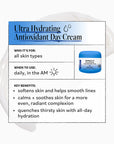 Derma E Ultra Hydrating Antioxidant Day Cream packaging with product details.