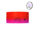 Derma-E jar with red and pink gradient on a white background