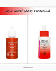 Two bottles of Derma E anti-wrinkle retinol concentrated serum with a red and white label.