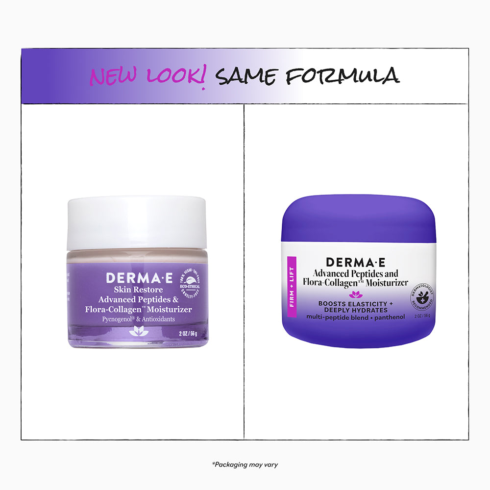 DERMA E | Advanced Peptides & Flora-Collagen™ Moisturizer