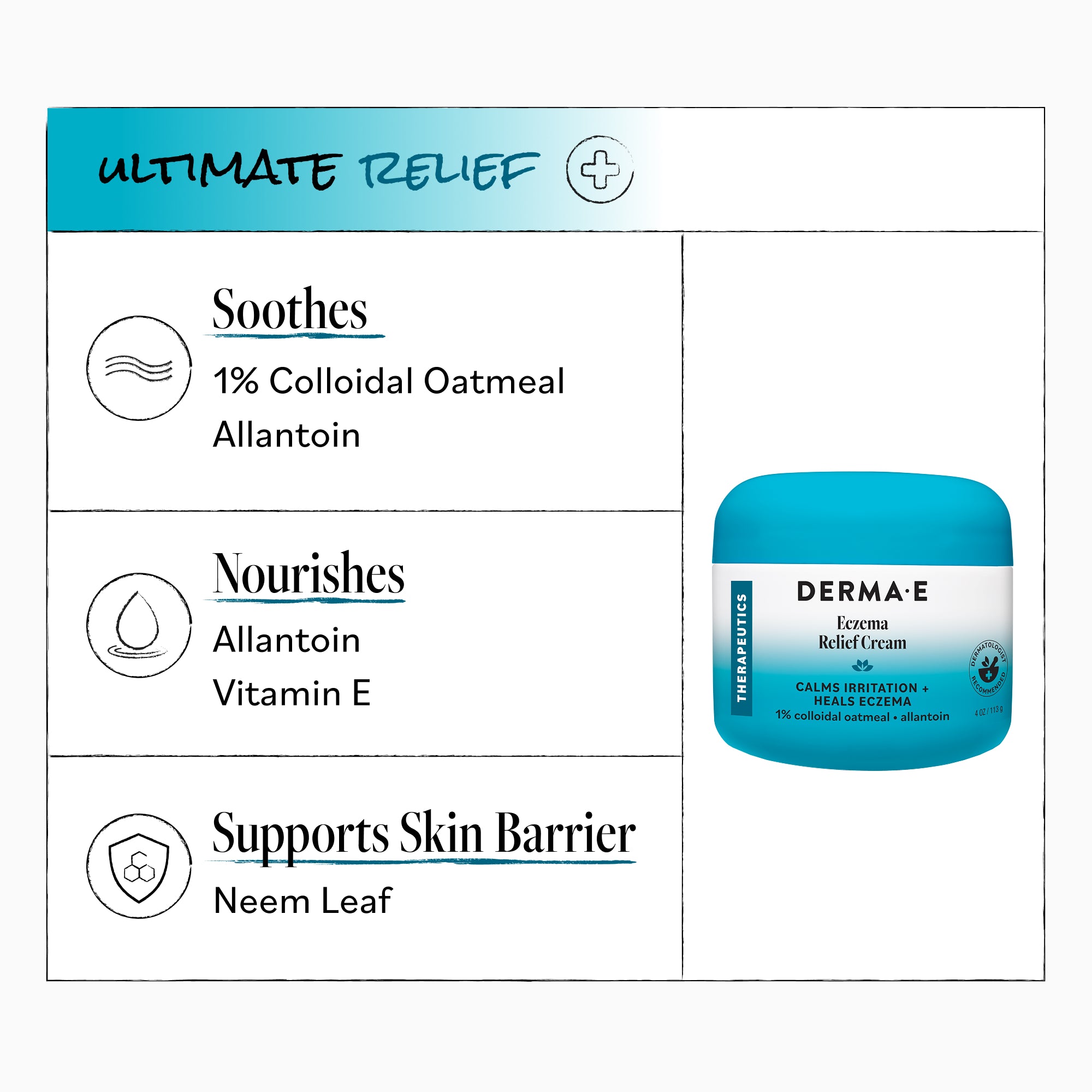 DERMA E | Eczema Relief Cream