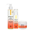 Three Derma-E skincare products on a white background