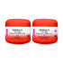Two jars of Derma E anti-aging cream on a white background