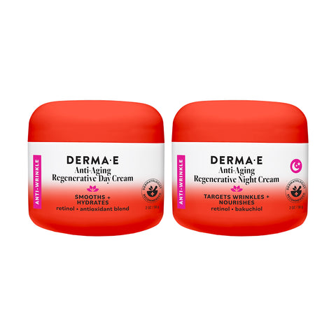 DERMA E | Anti-Aging Day and Night Cream Duo Sets