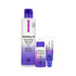Derma-E skincare product set including cleanser, serum, and treatment on a white background
