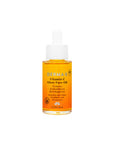 Product shot of Derma E Vitamin C Glow Face Oil bottle, featuring vibrant and eco-friendly packaging design.