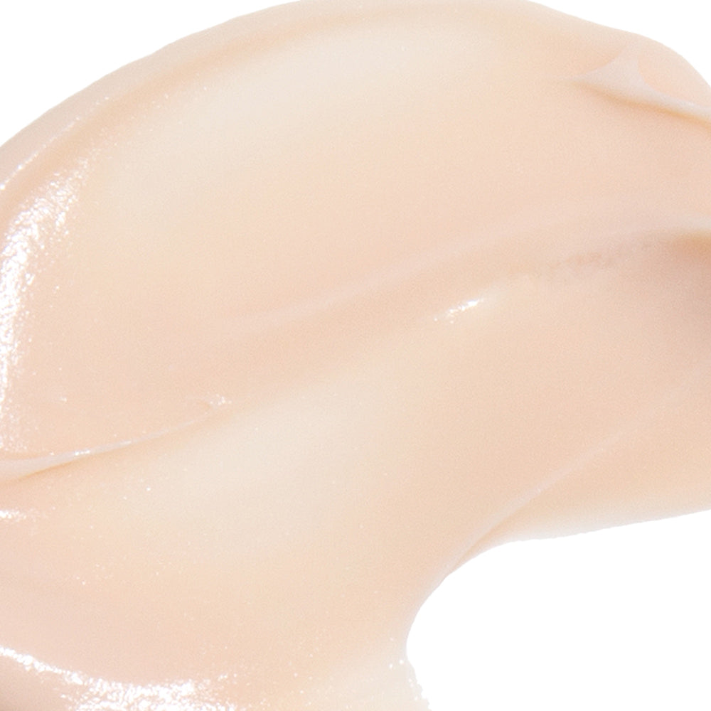 Close-up of Derma E Advanced Peptides &amp; Flora-Collagen Moisturizer texture, showing its creamy consistency.