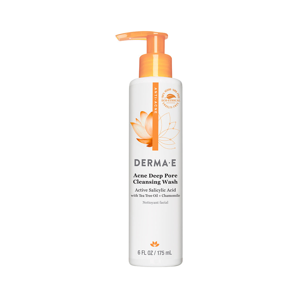Acne clearing deep pore purifying salicylic acid face wash for clearer skin and reduced breakouts
