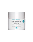 Derma E Therapeutic Scar Gel with Panthenol and Allantoin in a white jar, diminishes visibility of scars, 2 oz (56 g)