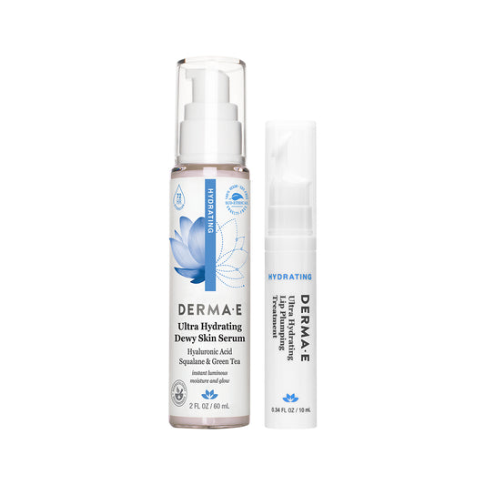 Ultra Hydrating Dewy Skin Serum & Lip Plumping Treatment Duo
