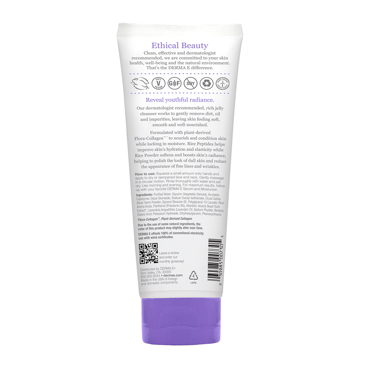Advanced Peptides &amp; Flora-Collagen™ Gentle Jelly Cleanser