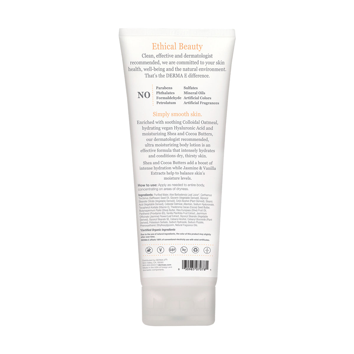 DERMA E | Jasmine & Vanilla Ultra Moisturizing Shea Body Lotion