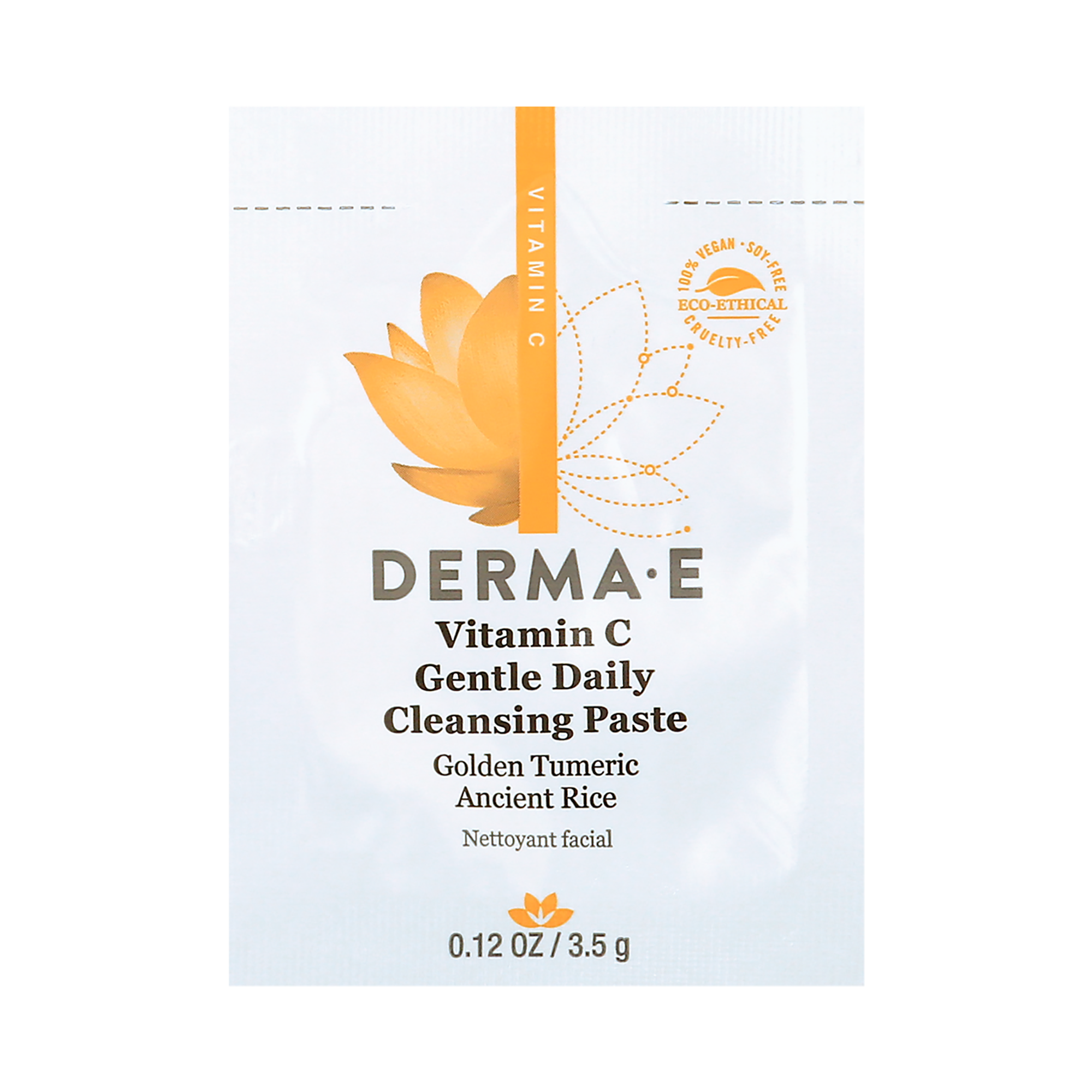Vitamin C Gentle Daily Cleansing Paste Sample DERMA E