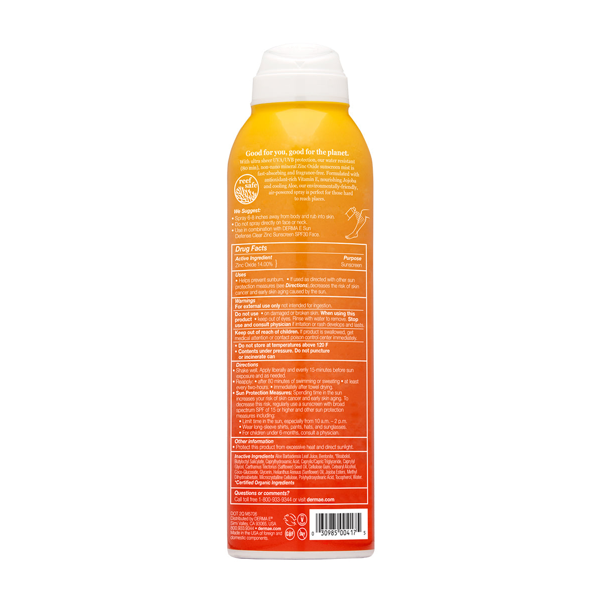 Ultra Sheer Mineral Body Sunscreen Mist SPF 30