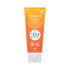 Tube of Derma E Sun Defense Clear Zinc Sunscreen SPF 30 on a white background
