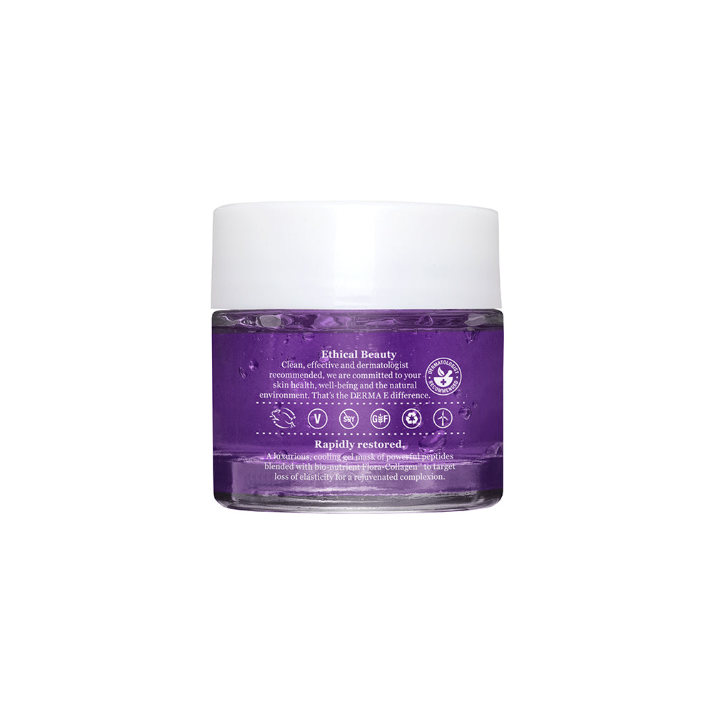 DERMA E | Advanced Peptides & Flora-Collagen™ Cryo-Gel Mask