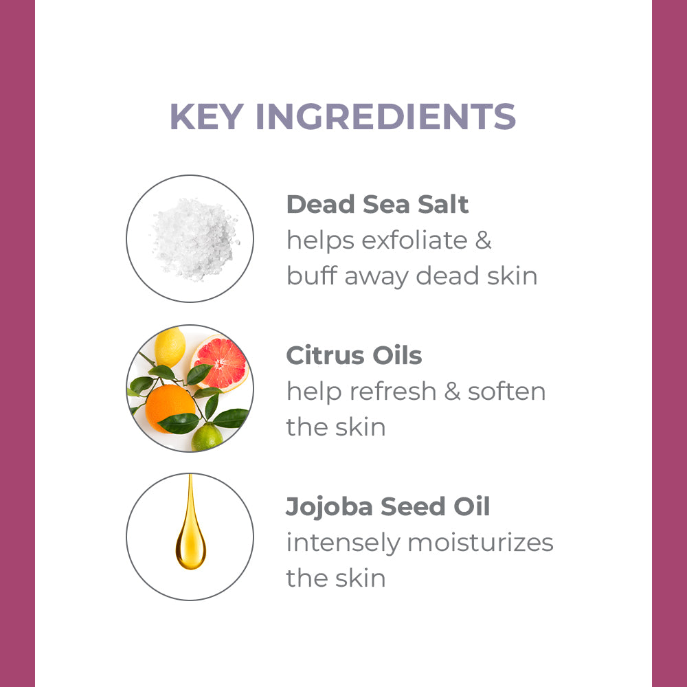 Microdermabrasion Scrub • Dead Sea Salt Scrub DERMA E